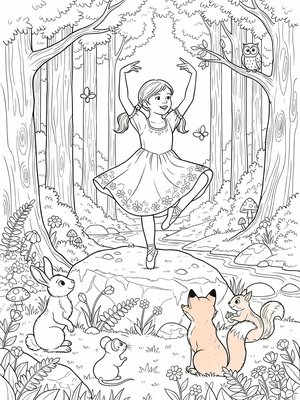 Classic Coloring Book - B&W