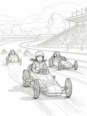 Impressionist Painting - B&W