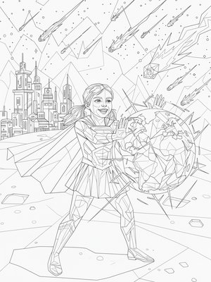 Cubist Painting - B&W