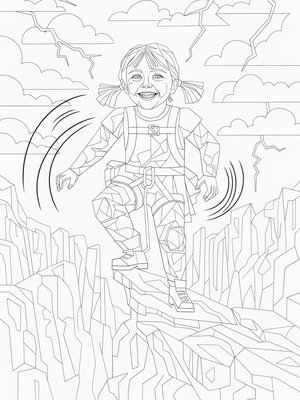 Cubist Painting - B&W