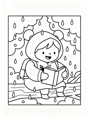 Preschool Simple - B&W