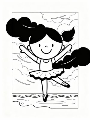 Preschool Simple - B&W