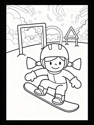 Preschool Simple - B&W