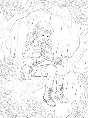 Vintage Storybook - B&W