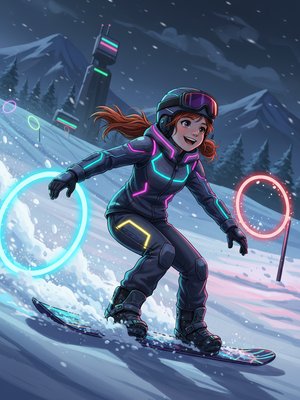 Kate's Neon Snow Sprint 🌌