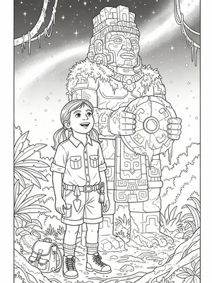 Classic Coloring Book - B&W