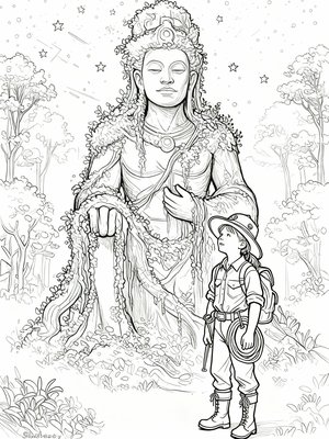 Impressionist Painting - B&W