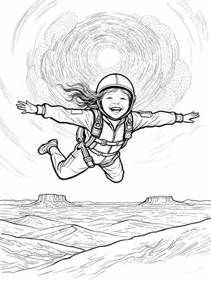 Impressionist Painting - B&W