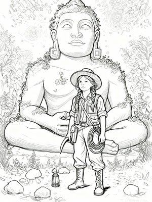 Impressionist Painting - B&W