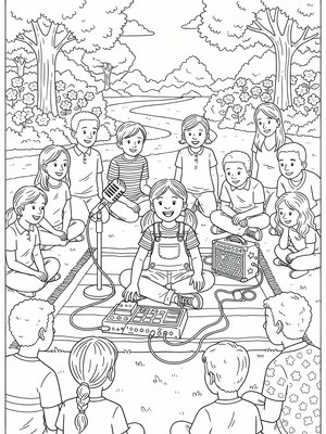 Classic Coloring Book - B&W