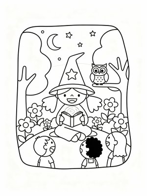 Preschool Simple - B&W