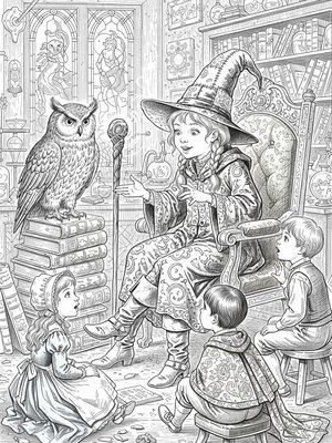 Victorian Illustration - B&W