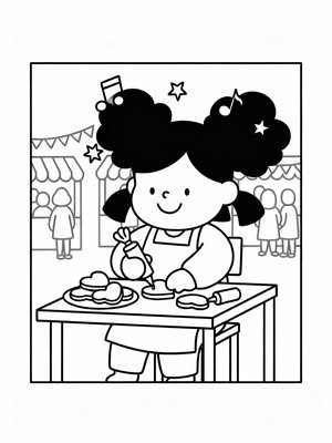 Preschool Simple - B&W