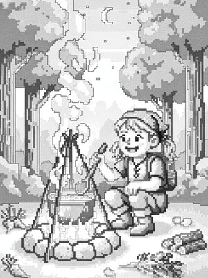 Pixel Art - B&W