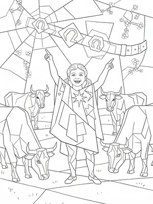 Cubist Painting - B&W