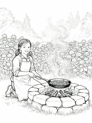 Impressionist Painting - B&W