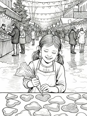 Impressionist Painting - B&W