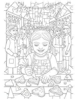 Cubist Painting - B&W