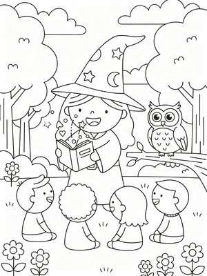 Preschool Simple - B&W