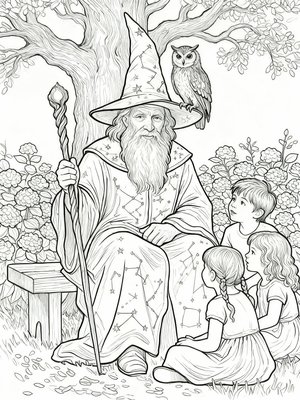 Impressionist Painting - B&W