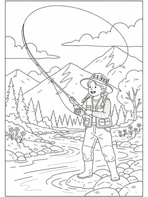 Classic Coloring Book - B&W