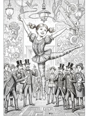 Victorian Illustration - B&W