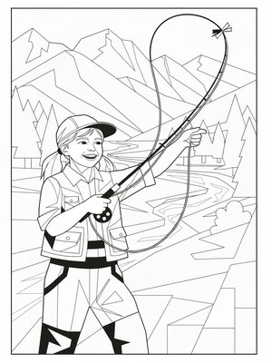 Cubist Painting - B&W