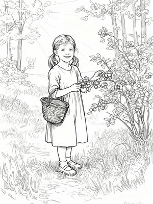 Impressionist Painting - B&W