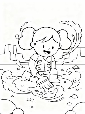 Preschool Simple - B&W