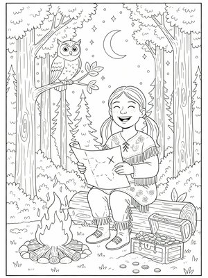 Classic Coloring Book - B&W