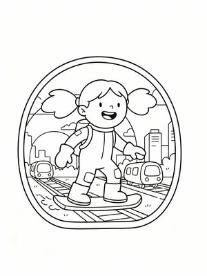 Preschool Simple - B&W