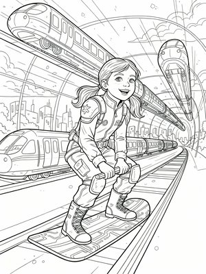 Classic Coloring Book - B&W