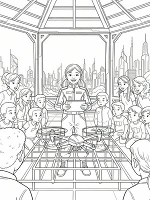 Classic Coloring Book - B&W