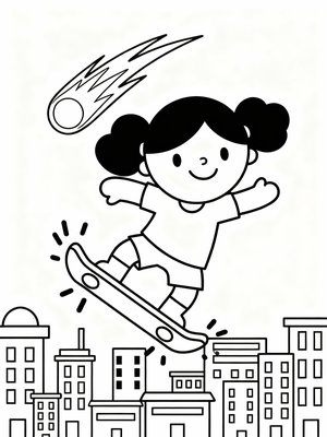 Preschool Simple - B&W