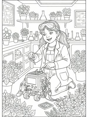 Classic Coloring Book - B&W