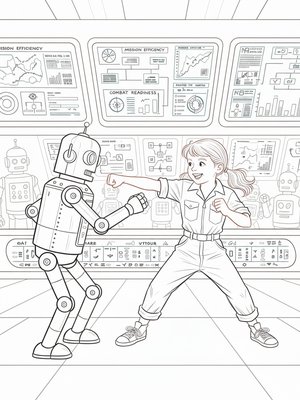 Vintage Storybook - B&W