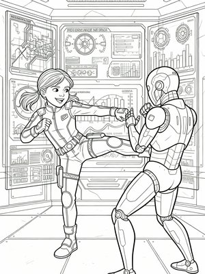 Classic Coloring Book - B&W