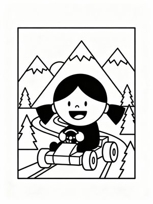 Preschool Simple - B&W