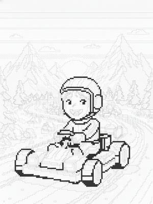 Pixel Art - B&W