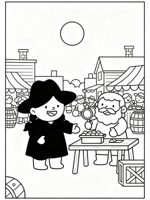 Preschool Simple - B&W