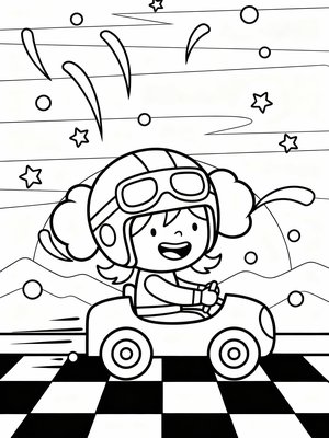 Preschool Simple - B&W