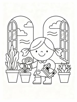 Preschool Simple - B&W