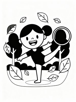 Preschool Simple - B&W