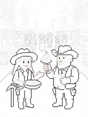 Pixel Art - B&W