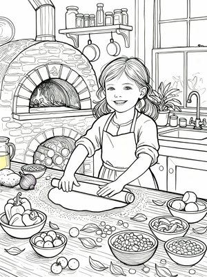 Impressionist Painting - B&W