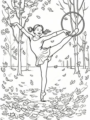 Impressionist Painting - B&W