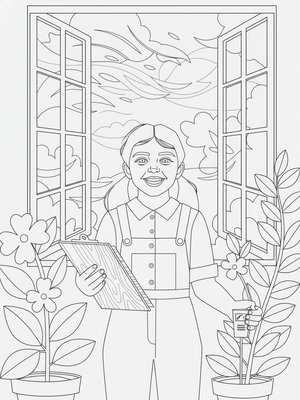 Cubist Painting - B&W