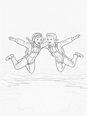 Vintage Storybook - B&W