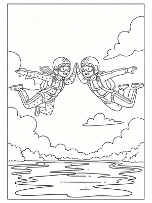 Classic Coloring Book - B&W