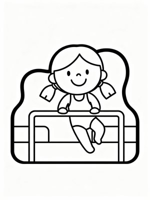 Preschool Simple - B&W